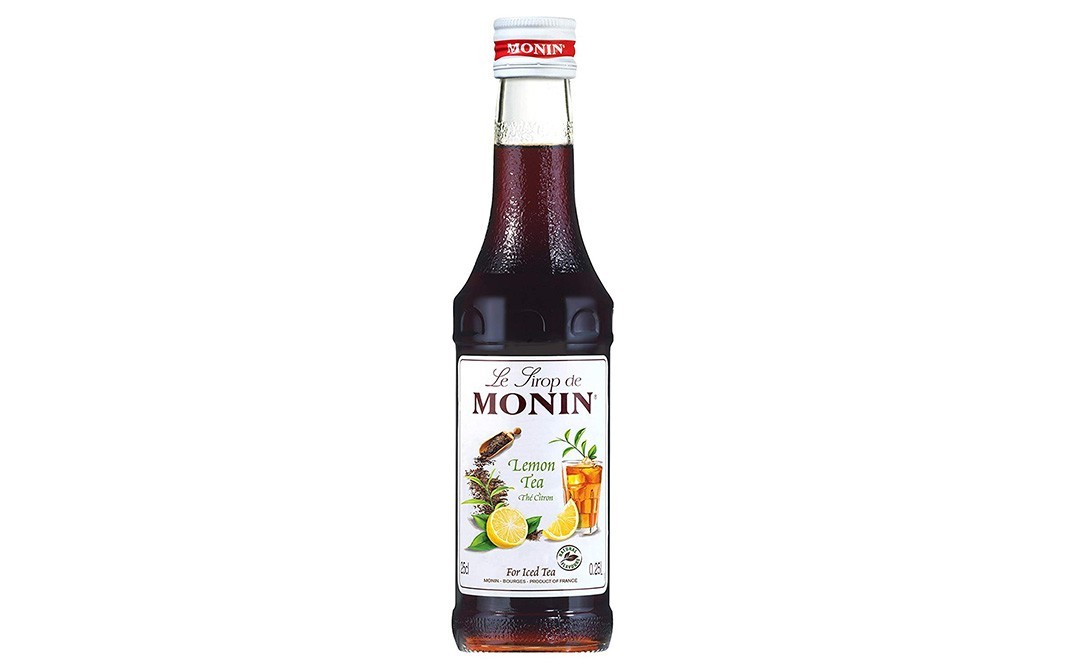Monin Lemon Tea Syrup    Glass Bottle  250 millilitre